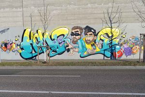 Graffiti, Basel, Neudorfstrasse